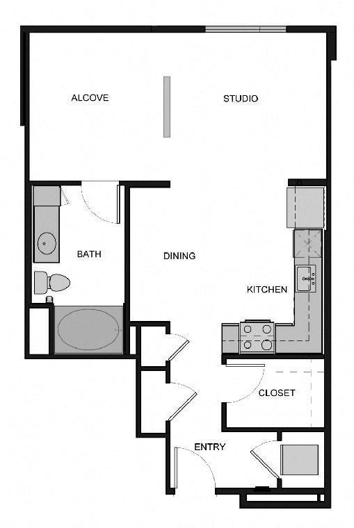 S4 Studio Floorplan Image